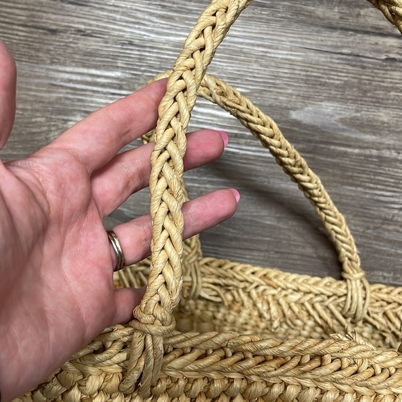 Handwoven Straw Shopper Bag - Picture 3 of 7